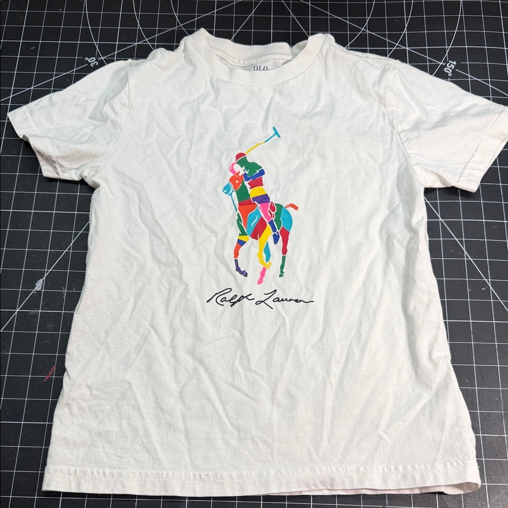 Ralph Lauren Men's Multicolor Polo Graphic Tee